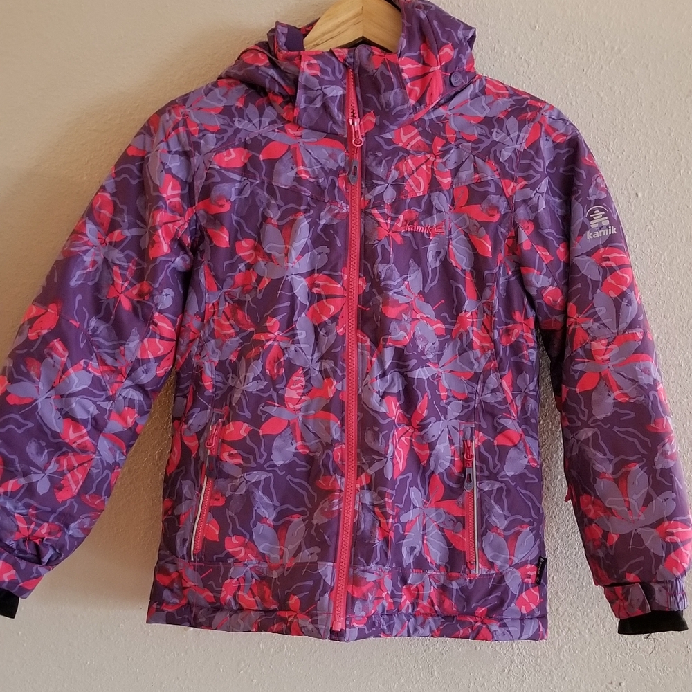 Kamik Youth Purple & Pink Jacket Size 10
